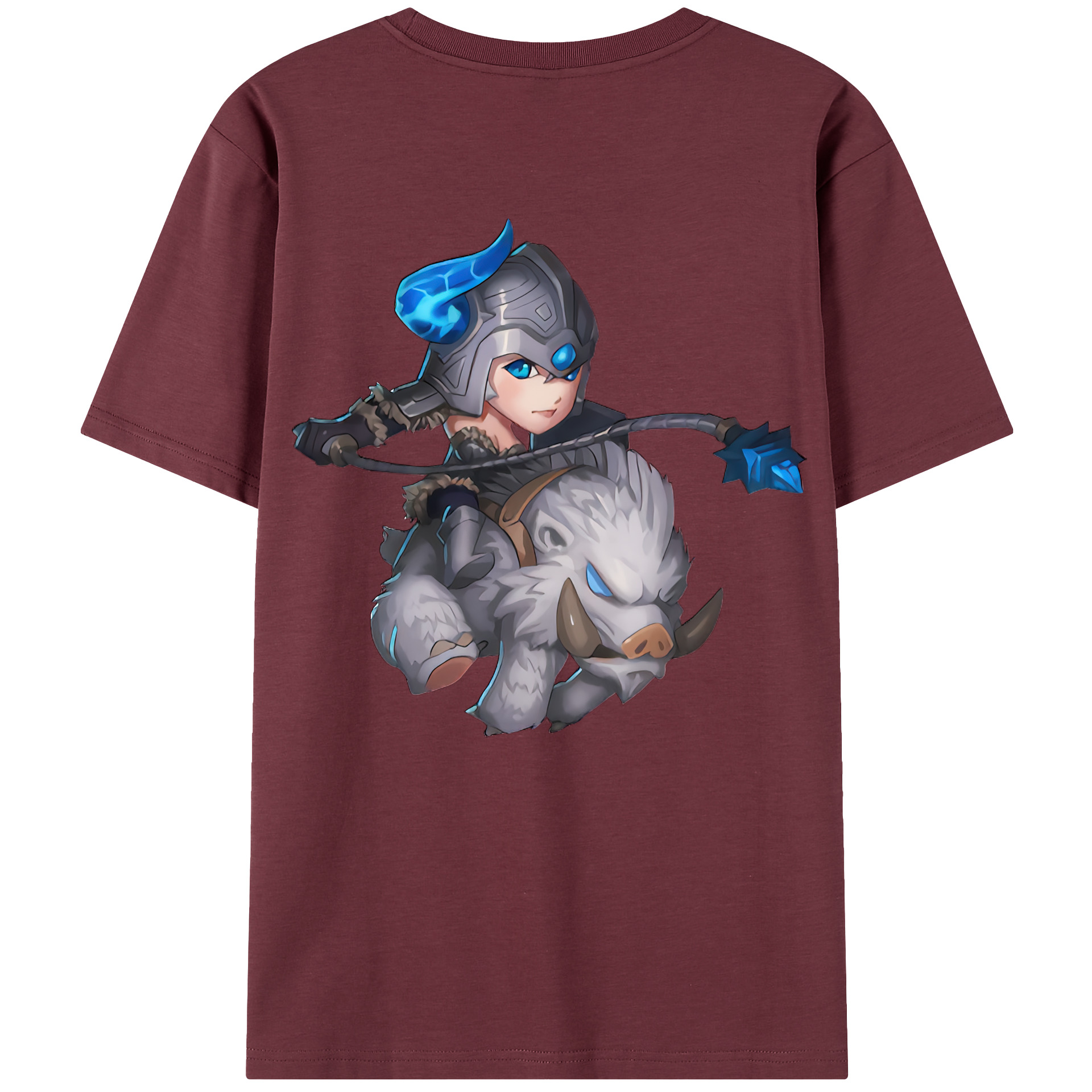 リーグ・オブ・レジェンド League of Legends LOL 綿100％半袖Tシャツ（背面プリント）